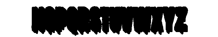 HELLBUMPS Shadow Font LOWERCASE