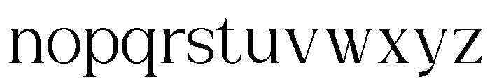 HELMORIN-Regular Font LOWERCASE