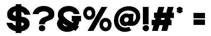 HESKOR SLAB Bold Font OTHER CHARS