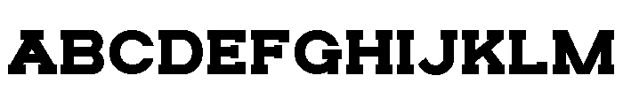 HESKOR SLAB Bold Font UPPERCASE
