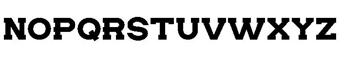 HESKOR SLAB Bold Font UPPERCASE
