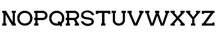 HESKOR SLAB Light Font UPPERCASE