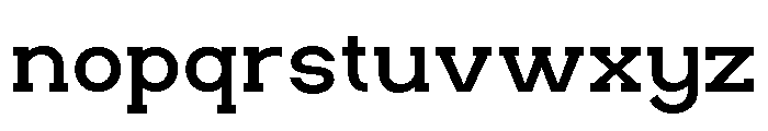 HESKOR SLAB Light Font LOWERCASE