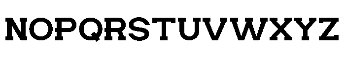 HESKOR SLAB Medium Font UPPERCASE