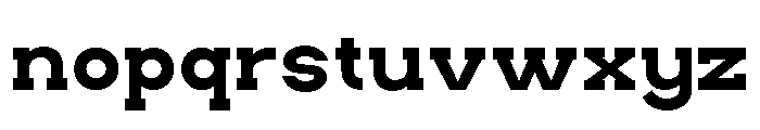 HESKOR SLAB Medium Font LOWERCASE