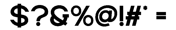 HESKOR SLAB Regular Font OTHER CHARS