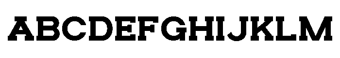 HESKOR SLAB Semi Bold Font UPPERCASE