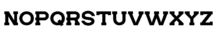 HESKOR SLAB Semi Bold Font UPPERCASE