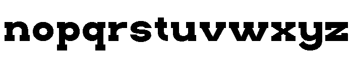 HESKOR SLAB Semi Bold Font LOWERCASE