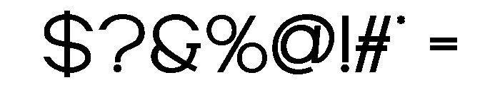 HESKOR SLAB Thin Font OTHER CHARS
