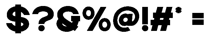 HESKORSLAB-Bold Font OTHER CHARS