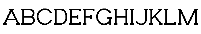 HESKORSLAB-Thin Font UPPERCASE