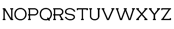 HESKORSLAB-Thin Font UPPERCASE