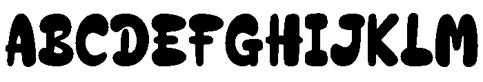 HEVISTA-Regular Font UPPERCASE