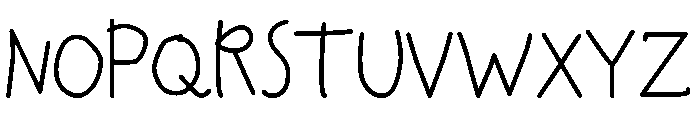 HEY ALLIGATOR Font UPPERCASE