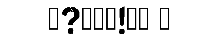 Heads Regular Font OTHER CHARS