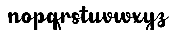 Healing Energy Font LOWERCASE