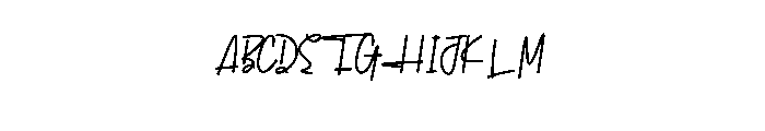 Healing Familyday Font UPPERCASE