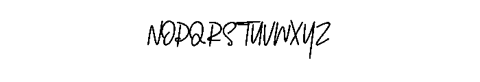Healing Familyday Font UPPERCASE