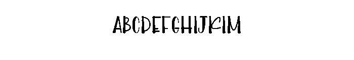 Healing Moonlights Font UPPERCASE
