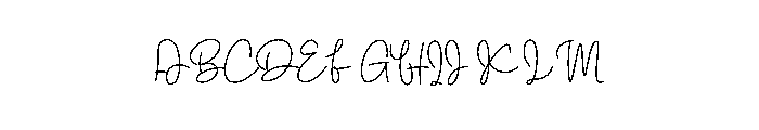 Healing Saturday Font UPPERCASE
