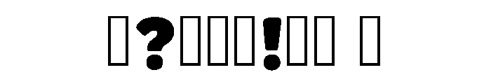 Heals Regular Font OTHER CHARS