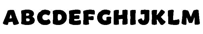 Heals Regular Font UPPERCASE