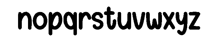 Health Tracker Font LOWERCASE