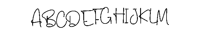 Healthy Friends Font UPPERCASE