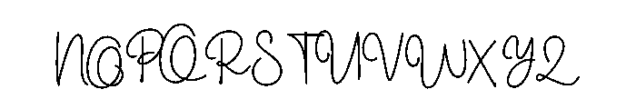Healthy Friends Font UPPERCASE