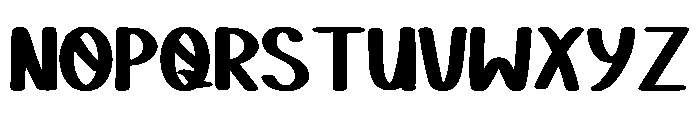 Healthy Holiday Regular Font UPPERCASE