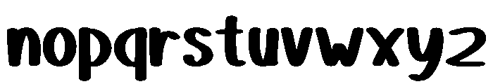 Healthy Holiday Regular Font LOWERCASE