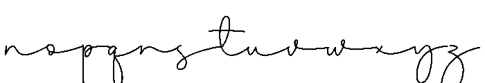 Healty Beauty Font LOWERCASE