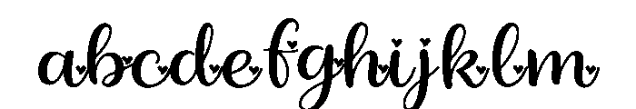 Heart Beats Decor FONT