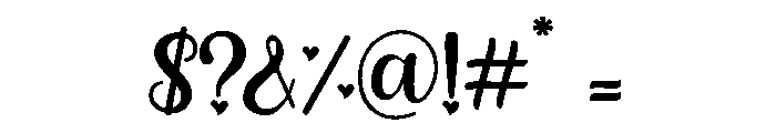 Heart Beats Solid Font OTHER CHARS