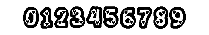 Heart Birthday Regular Font OTHER CHARS