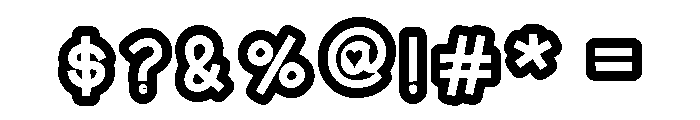 Heart Birthday Regular Font OTHER CHARS