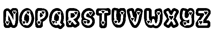 Heart Birthday Regular Font UPPERCASE