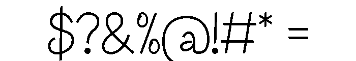 Heart Booster Font OTHER CHARS