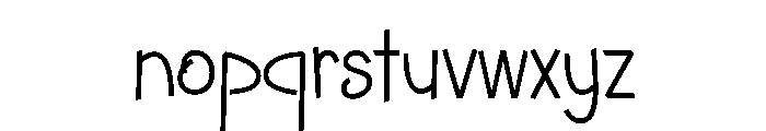 Heart Booster Font LOWERCASE