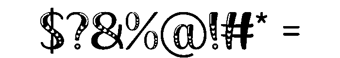 Heart Bound Regular Font OTHER CHARS