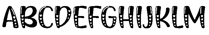 Heart Bound Regular Font UPPERCASE