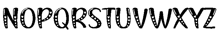 Heart Bound Regular Font UPPERCASE