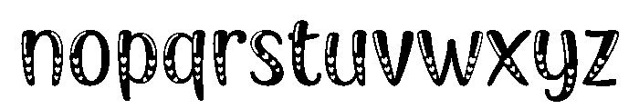 Heart Bound Regular Font LOWERCASE