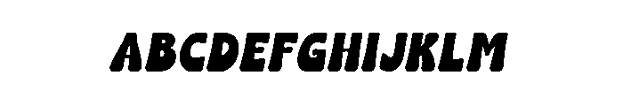 Heart Break Italic Font UPPERCASE