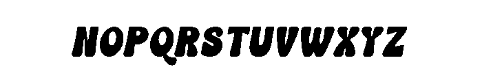 Heart Break Italic Font UPPERCASE