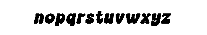 Heart Break Italic Font LOWERCASE