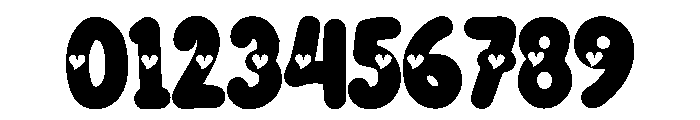 Heart Bubbles Regular Font OTHER CHARS