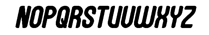 Heart Byte Bold Italic Font UPPERCASE