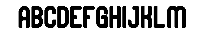 Heart Byte Bold Font UPPERCASE